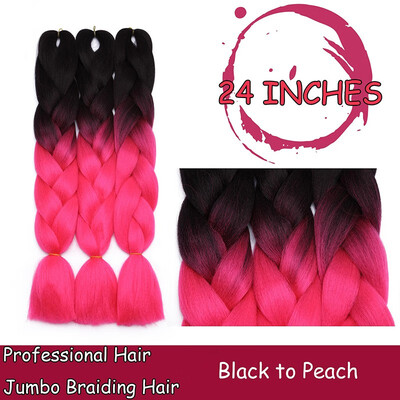 Braiding Hair Ombre for crochet Hair Weave with Synthetic&Twist Braiding Hair Extensions Dark black 100gpc
Braiding Hair Ombre for crochet Hair Weave with Synthetic&Twist Braiding Hair Extensions Dark black 100gpc