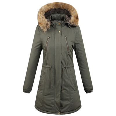 Roseonmyhand Women Winter Warm Thick Outerwear Hooded Coat Cotton-padded Jacket Plus Size
Roseonmyhand Women Winter Warm Thick Outerwear Hooded Coat Cotton-padded Jacket Plus Size