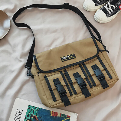 Tailored Fashion Couple bag Purse Shoulder Bag Zipper Canvas Waterproof Phone Bag Bag