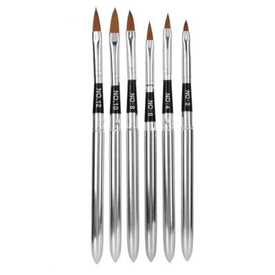 Greensen 6pcs Nail Art Brushes Stainless Steel Handle Drawing Painting Pen Manicure Beauty Tools
Greensen 6pcs Nail Art Brushes Stainless Steel Handle Drawing Painting Pen Manicure Beauty Tools