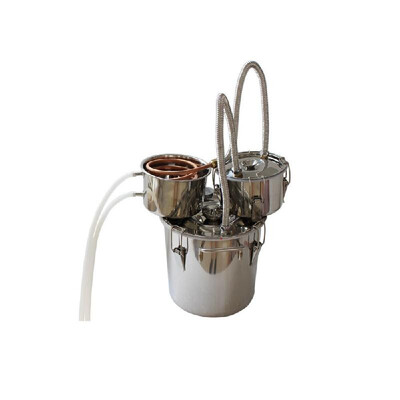 Home Stainless Steel Water Alcohol Fruit Wine Copper Tube Boiler Brewing Kit Purifying Distiller
Home Stainless Steel Water Alcohol Fruit Wine Copper Tube Boiler Brewing Kit Purifying Distiller