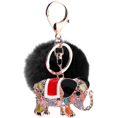 Creative elephant keychain diamond colorful bag mobile phone pendant auspicious metal material customization
Creative elephant keychain diamond colorful bag mobile phone pendant auspicious metal material customization