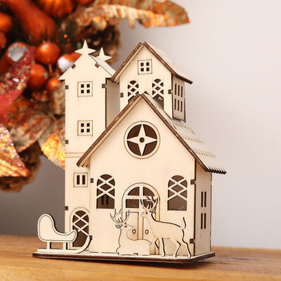 Gobestart Christmas Decor Ornament LED Lights Deer Cart Luminous Wooden House Mall Window
Gobestart Christmas Decor Ornament LED Lights Deer Cart Luminous Wooden House Mall Window