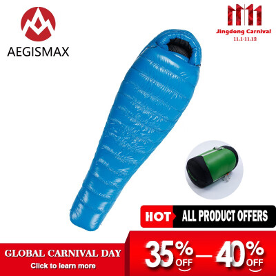 AEGISMAX D Series White Duck Down Mummy Camping Sleeping Bag Cold Winter Ultralight Baffle Design Camping Splicing
AEGISMAX D Series White Duck Down Mummy Camping Sleeping Bag Cold Winter Ultralight Baffle Design Camping Splicing