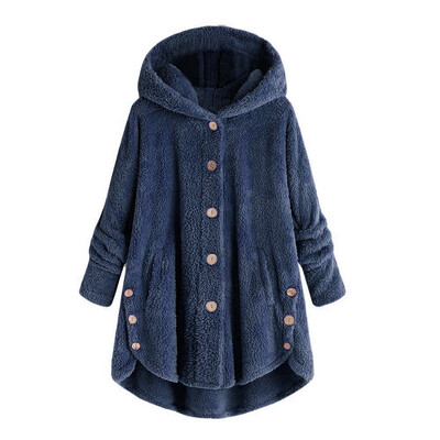 Toponeto Fashion Women Button Coat Fluffy Tail Tops Hooded Pullover Loose Sweater
Toponeto Fashion Women Button Coat Fluffy Tail Tops Hooded Pullover Loose Sweater