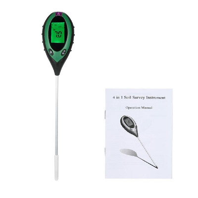 4 in 1 Multifunctional Professional Soil Moisture PH Temperature Environment Sunlight Intensity Meter Garden Plants Flowers Survey
4 in 1 Multifunctional Professional Soil Moisture PH Temperature Environment Sunlight Intensity Meter Garden Plants Flowers Survey