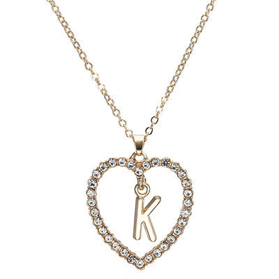 New Fashion Crystal Initial Personalized Letter Heart Pendent Name Necklace for Women Charm Gold Color Chain Choker Jewelry Gift
New Fashion Crystal Initial Personalized Letter Heart Pendent Name Necklace for Women Charm Gold Color Chain Choker Jewelry Gift