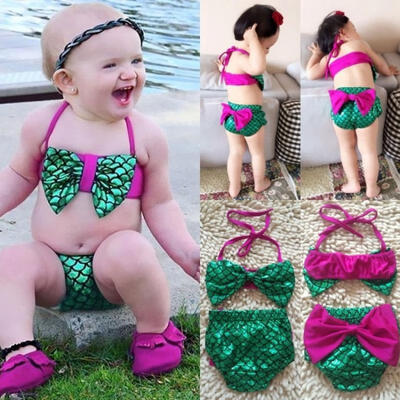Baby Girls Little Mermaid Swimwear Bikini Suit Swimmable Swimming Costume Swimsuit 0-24M
Baby Girls Little Mermaid Swimwear Bikini Suit Swimmable Swimming Costume Swimsuit 0-24M