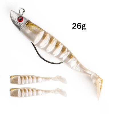 Soft Jig Fish Lead Head Fishing Lure 100mm154g 120mm26g Jigging Soft Bait Fishing Tackle For Ice Fishing Saltwater Fresh
Soft Jig Fish Lead Head Fishing Lure 100mm154g 120mm26g Jigging Soft Bait Fishing Tackle For Ice Fishing Saltwater Fresh