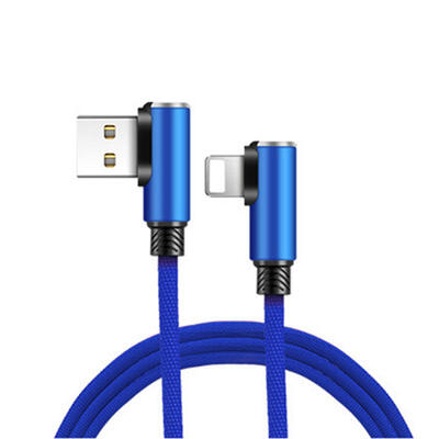 Double Elbow Fast Charging Cable USB To Type-C Micro USB Lightning Data Cable For Gaming Use-APPLE
Double Elbow Fast Charging Cable USB To Type-C Micro USB Lightning Data Cable For Gaming Use-APPLE