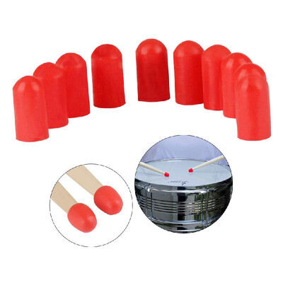 10pcs Drumstick Silent Tips Mute Drum Stick Mallet Protectors Covers Silicone Material Drum Set Accessories
10pcs Drumstick Silent Tips Mute Drum Stick Mallet Protectors Covers Silicone Material Drum Set Accessories