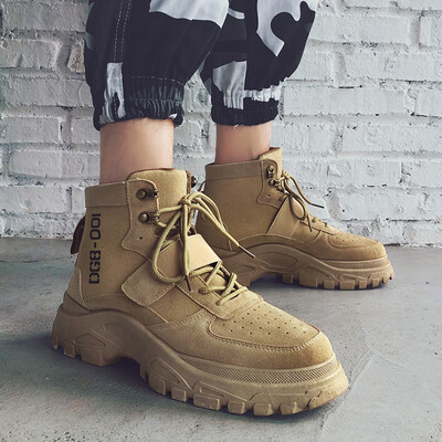 Autumn mens shoes British wind Martin boots military boots tooling high boots short boots Korean version of the wild tide brand desert mens boots
Autumn mens shoes British wind Martin boots military boots tooling high boots short boots Korean version of the wild tide brand desert mens boots