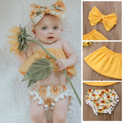 Fashion Baby Clothing Summer Toddler Girls Outfit Off Shoulder TopsShort PantsHeadband
Fashion Baby Clothing Summer Toddler Girls Outfit Off Shoulder TopsShort PantsHeadband