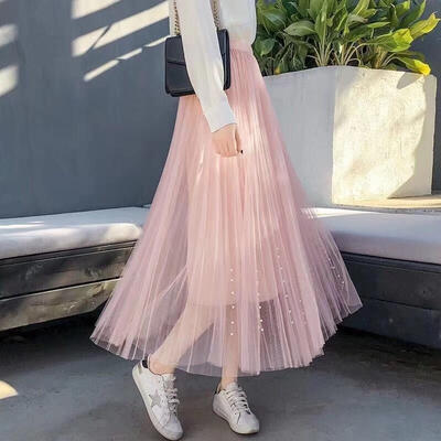 2019 New Fashion CA Women Princess Tulle Pleated Long Skirt Wedding Prom Beading Bouffant Dress
2019 New Fashion CA Women Princess Tulle Pleated Long Skirt Wedding Prom Beading Bouffant Dress