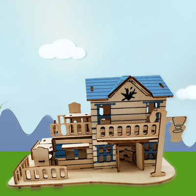 Tailored Kids 3D wooden DIY Houses Jigsaw Children Castle Construction Pattern Puzzle Toy
Tailored Kids 3D wooden DIY Houses Jigsaw Children Castle Construction Pattern Puzzle Toy