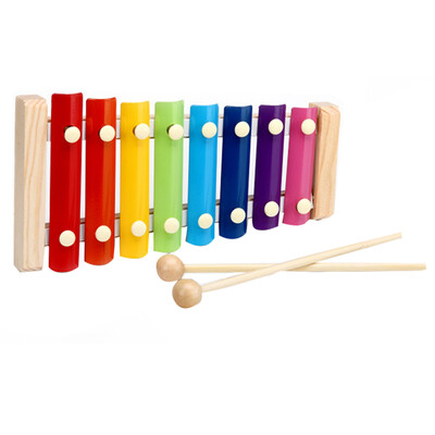 Colorful Knock on the Piano 8-Tone Xylophone Musical Toy instrument for baby wisdom development
Colorful Knock on the Piano 8-Tone Xylophone Musical Toy instrument for baby wisdom development
