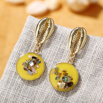 Geometric Pear Stone Shell Dangle Earrings For Women Bohemian Gold Beads Earrings 2019 Pendientes Vintage Female Jewelry
Geometric Pear Stone Shell Dangle Earrings For Women Bohemian Gold Beads Earrings 2019 Pendientes Vintage Female Jewelry