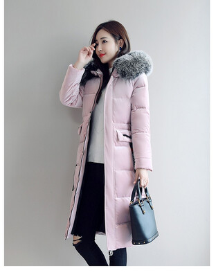 Winter 2018 new down cotton jacket womens velvet large fur collar long size thick cotton jacket
Winter 2018 new down cotton jacket womens velvet large fur collar long size thick cotton jacket