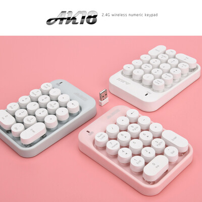 Ajazz 24G Wireless Numeric Keyboard Mini Numpad 18 Keys Digital Keyboard for Window XP Win7 8 10 ios Laptop PC Notebook Desktop
Ajazz 24G Wireless Numeric Keyboard Mini Numpad 18 Keys Digital Keyboard for Window XP Win7 8 10 ios Laptop PC Notebook Desktop