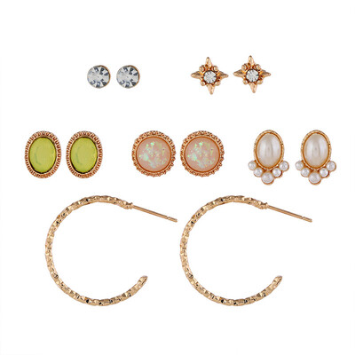 Vintage Geometric Stud Earrings Set For Women Girls Bead Stone Flower Small Earrings Boucle doreille Femme
Vintage Geometric Stud Earrings Set For Women Girls Bead Stone Flower Small Earrings Boucle doreille Femme