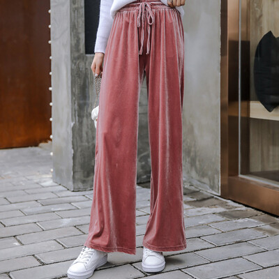 Tailored Fashion Womens Solid High Waist Drawstring Casual Elastic Waist Wide Leg Pants
Tailored Fashion Womens Solid High Waist Drawstring Casual Elastic Waist Wide Leg Pants