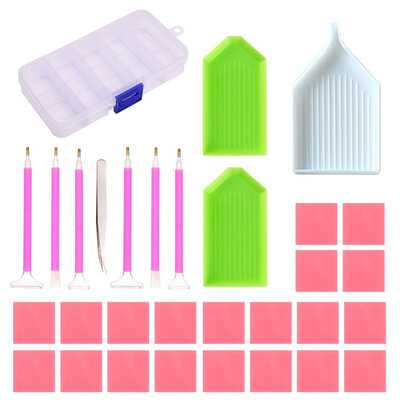 〖Follure〗31 Pieces Diamond Painting Tools 5D DIY Diamond Painting Accessories Diamond