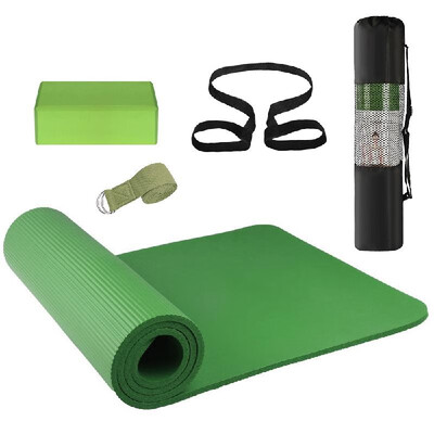 3PCS Yoga Equipment Set Yoga Mat Yoga Blocks Stretching Strap Yoga Beginner Exercise Set with Mat Storage Pouch&Strap
3PCS Yoga Equipment Set Yoga Mat Yoga Blocks Stretching Strap Yoga Beginner Exercise Set with Mat Storage Pouch&Strap