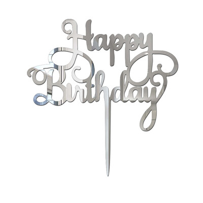 Toponeto New Happy Birthday Acrylic Cake Topper Decor Silver Gold Party Supplies Decor
Toponeto New Happy Birthday Acrylic Cake Topper Decor Silver Gold Party Supplies Decor