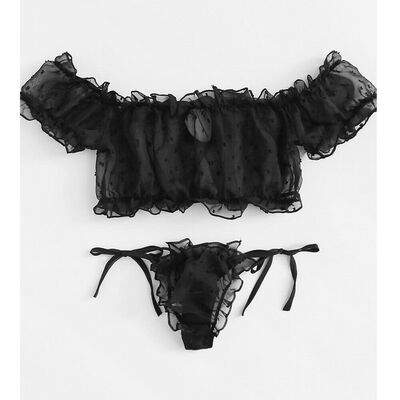 Womens Sexy Lingerie Babydoll Lace Bra Set G-string Panty Underwear Nightwear
Womens Sexy Lingerie Babydoll Lace Bra Set G-string Panty Underwear Nightwear