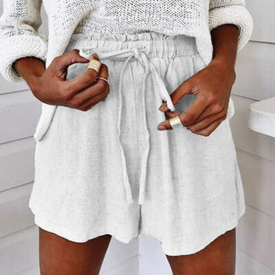 Tailored Fashion Women Summer Solid Elastic Lace Up Cotton And Linen Casual Short Pants
Tailored Fashion Women Summer Solid Elastic Lace Up Cotton And Linen Casual Short Pants