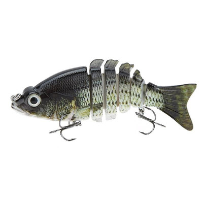 Lixada 10cm 4" 21g Multi Jointed Fishing Hard Lure Bait Swimbait Life-like with Treble Hooks
Lixada 10cm 4" 21g Multi Jointed Fishing Hard Lure Bait Swimbait Life-like with Treble Hooks