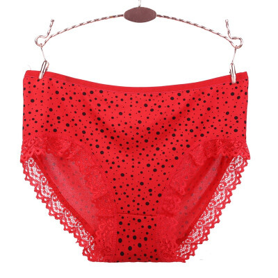 Womens Underwear Dot Print Briefs Lace Stitching Mid-Rise Panties Female Sexy Briefs Panties
Womens Underwear Dot Print Briefs Lace Stitching Mid-Rise Panties Female Sexy Briefs Panties