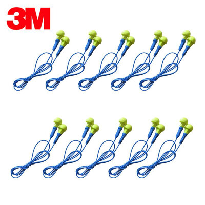 10Pcs 3M 318-1005 Push-Ins Corded Earplugs Noise Reduction 28dB Highest NRR Comfortable Ear Plugs for Sleeping Snoring Work Travel
10Pcs 3M 318-1005 Push-Ins Corded Earplugs Noise Reduction 28dB Highest NRR Comfortable Ear Plugs for Sleeping Snoring Work Travel