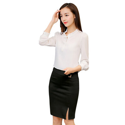 Women Blouse Long Sleeve Stand Collar Bow Blouses Elegant Ladies Chiffon Blouse Tops Fashion Office Work Wear -2XL
Women Blouse Long Sleeve Stand Collar Bow Blouses Elegant Ladies Chiffon Blouse Tops Fashion Office Work Wear -2XL