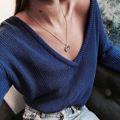 〖Follure〗Women Casual Deep V Neck Knitted Sweater Jumper Tops Long Sleeve Pullover
〖Follure〗Women Casual Deep V Neck Knitted Sweater Jumper Tops Long Sleeve Pullover
