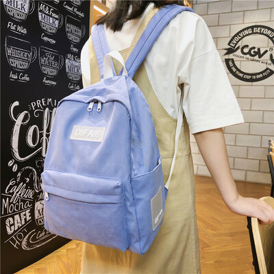 Ins womens Korean high school Korean high school college students old school junior high school simple double shoulder bag
Ins womens Korean high school Korean high school college students old school junior high school simple double shoulder bag