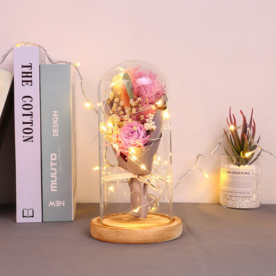Gobestart Everlasting flower Never Withered Flower in Dome Gift For Anniversary Birthday
Gobestart Everlasting flower Never Withered Flower in Dome Gift For Anniversary Birthday