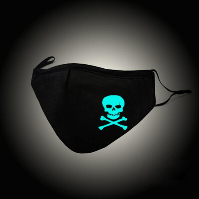Cool Mask Luminous Mouth Mask Fashionanble Cotton Face Mouth Mask Anti Dust Unisex
