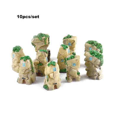 10pcsset Mini Stone Castle Fairy Garden Resin DIY Craft Ornaments Miniature Landscape Model Home Decoration Photography Props Chi
10pcsset Mini Stone Castle Fairy Garden Resin DIY Craft Ornaments Miniature Landscape Model Home Decoration Photography Props Chi