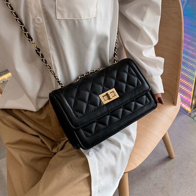 Small fragrance rhombic chain texture bag female 2019 new wave Korean version of the wild single shoulder slung fashion small square bag
Small fragrance rhombic chain texture bag female 2019 new wave Korean version of the wild single shoulder slung fashion small square bag