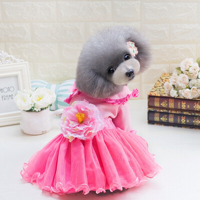 Pet Wedding Party Princess Apparel Small Dogs Velvet Fleece Velvet Dress With Beautiful Flower Roupas Para Cachorro Dog Vestido
Pet Wedding Party Princess Apparel Small Dogs Velvet Fleece Velvet Dress With Beautiful Flower Roupas Para Cachorro Dog Vestido