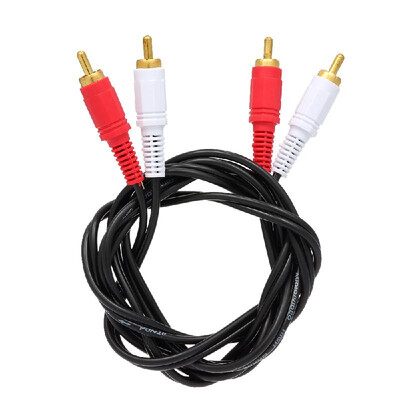 15 Meter Gold Plated RCA Audio Cable 2 RCA Male to 2 RCA Male AV Cable for DVD TV CD Sound Amplifier Black
15 Meter Gold Plated RCA Audio Cable 2 RCA Male to 2 RCA Male AV Cable for DVD TV CD Sound Amplifier Black