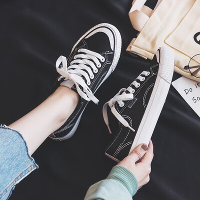 New canvas womens shoes in 2019 spring Korean version of Joker student black shoes summer casual spring red tide shoes
New canvas womens shoes in 2019 spring Korean version of Joker student black shoes summer casual spring red tide shoes
