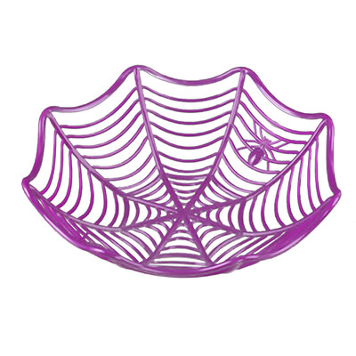 Usable Halloween Decor Plastic Fruits Basket Spider Web Candy Basket Party Bar Snack Storage Baskets
Usable Halloween Decor Plastic Fruits Basket Spider Web Candy Basket Party Bar Snack Storage Baskets