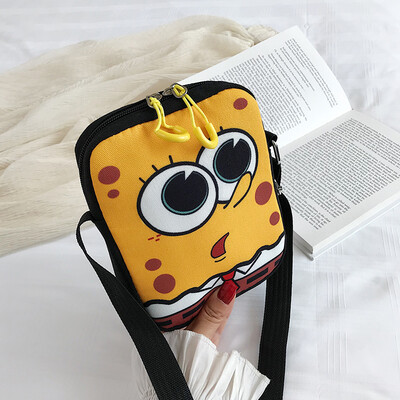 2019 new simple wild shoulder bag cartoon cute sponge baby canvas bag female fashion ugly messenger Messenger bag
2019 new simple wild shoulder bag cartoon cute sponge baby canvas bag female fashion ugly messenger Messenger bag