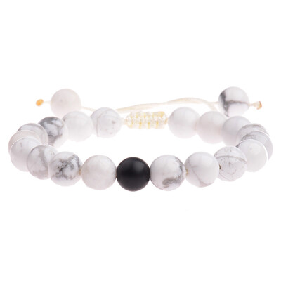 Black White Pearls Manual Weaving Bracelet Adjustable Hand Cord Unisex Pair Jewelry
Black White Pearls Manual Weaving Bracelet Adjustable Hand Cord Unisex Pair Jewelry