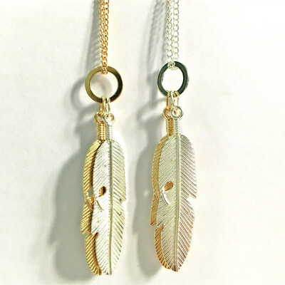 New Women Necklaces & Pendants Charm Big Double Feather Pendant 28 inch Length long chain Necklace women Christmas Gift N99
New Women Necklaces & Pendants Charm Big Double Feather Pendant 28 inch Length long chain Necklace women Christmas Gift N99