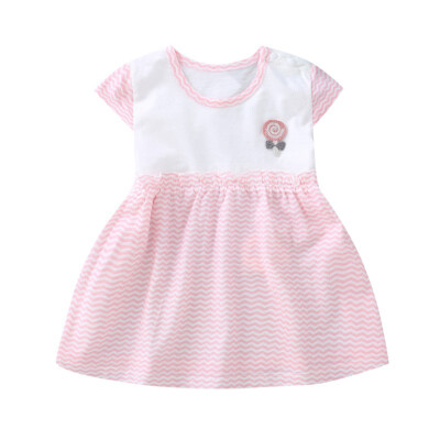 Summer Casual Baby Girls Ripple Print Dress Kids Toddler Short Sleeve Pageant Sundress
Summer Casual Baby Girls Ripple Print Dress Kids Toddler Short Sleeve Pageant Sundress