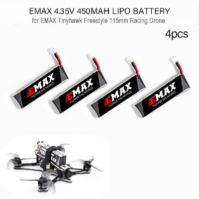 4pcs EMAX HV 435V 450mAh Lipo Battery for EMAX Tinyhawk Freestyle 115mm Racing Drone
4pcs EMAX HV 435V 450mAh Lipo Battery for EMAX Tinyhawk Freestyle 115mm Racing Drone