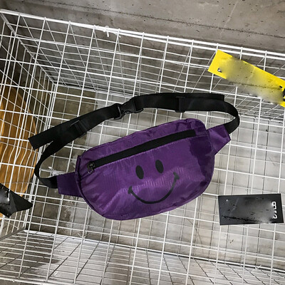 Tailored Female Chest Bag Fashion Wild Casual Messenger Chest Bag Smiley Shoulder Bag
Tailored Female Chest Bag Fashion Wild Casual Messenger Chest Bag Smiley Shoulder Bag